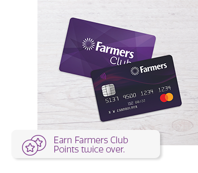 Earn Farmers Club Points twice over