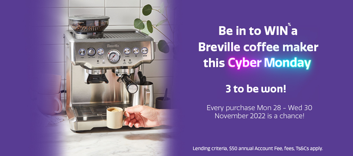 Be in to WIN% 1 of 3 Breville Coffee Makers this Cyber Monday! Be in to WIN% 1 of 3 Breville Coffee Makers this Cyber Monday!