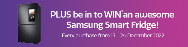 WIN% an awesome Samsung Smart Fridge. 