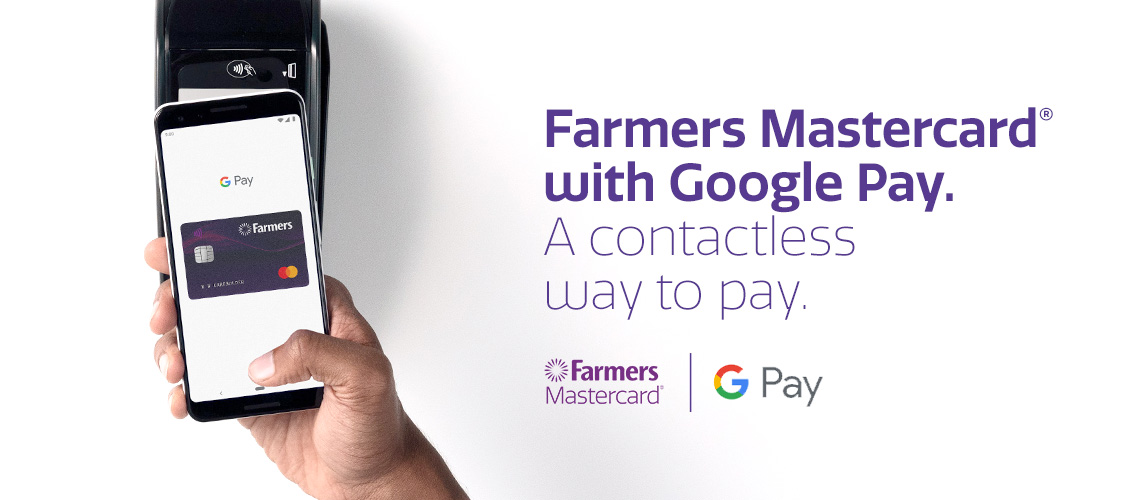 Farmers Mastercard® with Google Pay