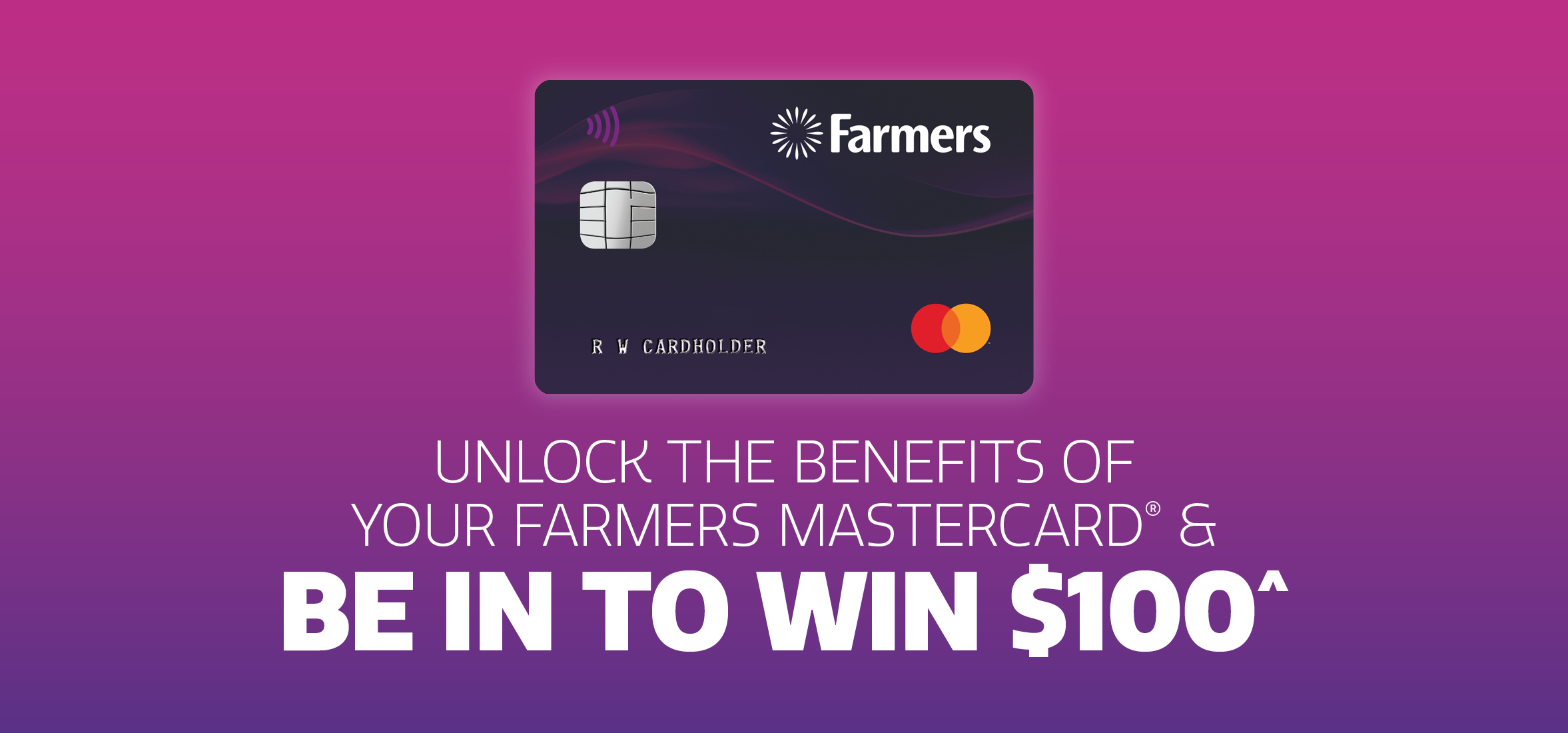 Activate your Farmers Mastercard And get $20 back