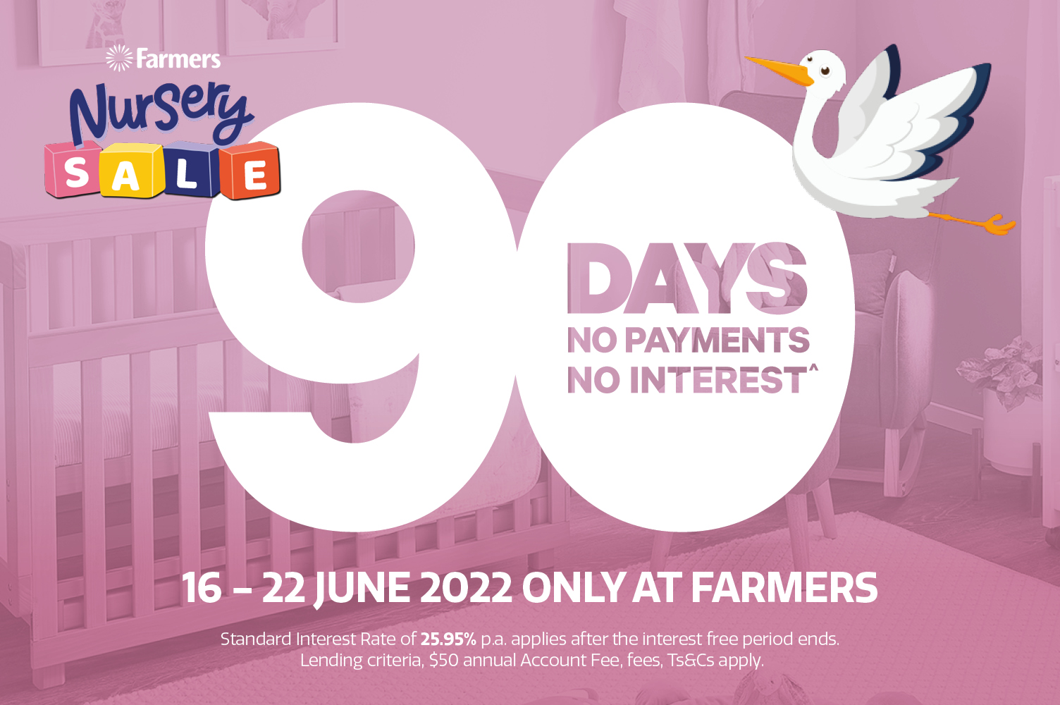 Enjoy 90 Days no payments no interest at Farmers Nursery Sale 16-22 June 2022