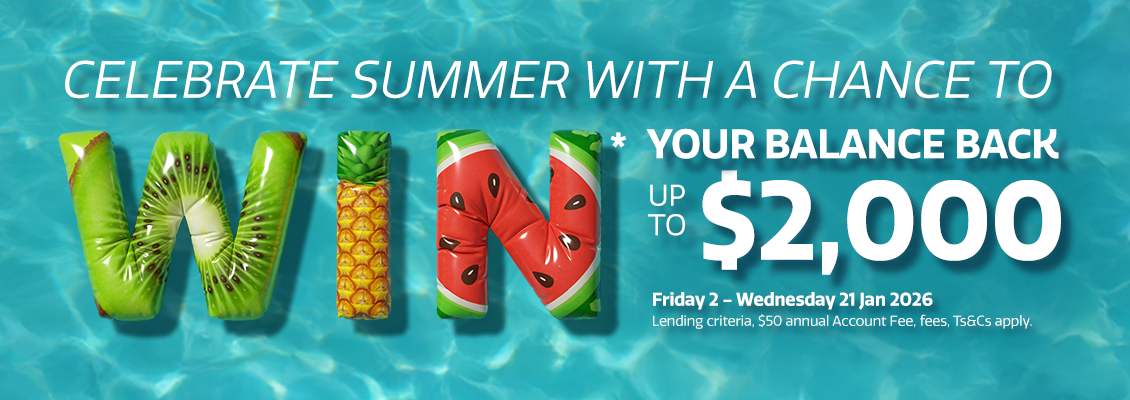 Dive Into Summer with a chance to win* your balance back.