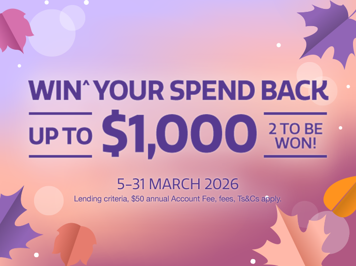 Be in to win^ your spend back up to $1,000.