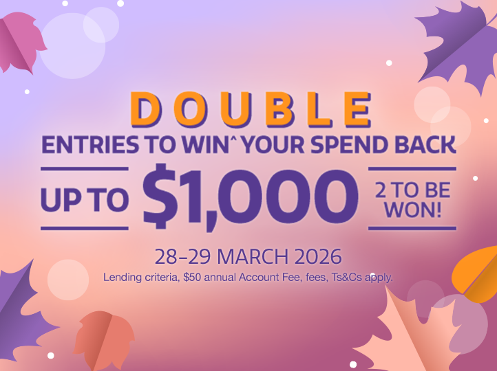 Double entries to win^ your spend back up to $1,000.