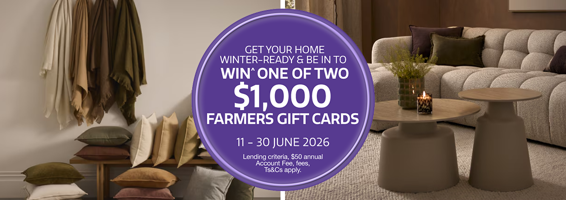 Be in to win^ your spend back up to $1000.