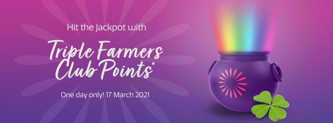 Hit the jackpot with Triple Rewards* Hit the jackpot with Triple Rewards*