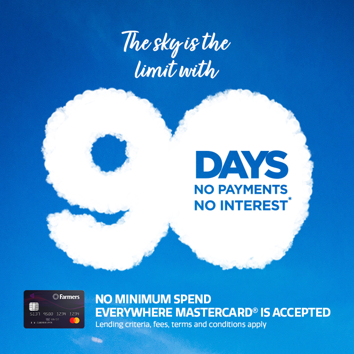 Enjoy 90 days to pay and Double Farmers Club Points Enjoy 90 days to pay and Double Farmers Club Points