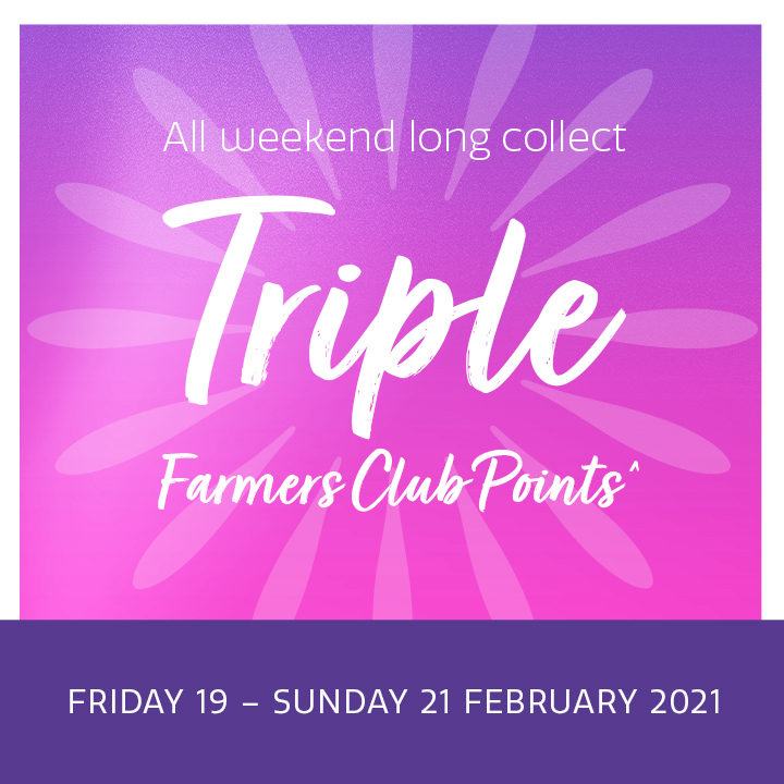 Triple Farmers Club Points^ Triple Farmers Club Points^