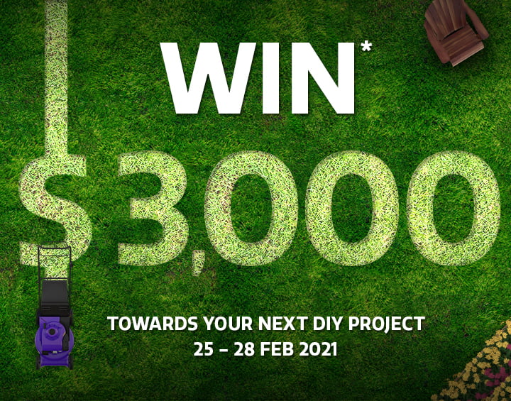 Win a massive $3,000 towards your next home and DIY project