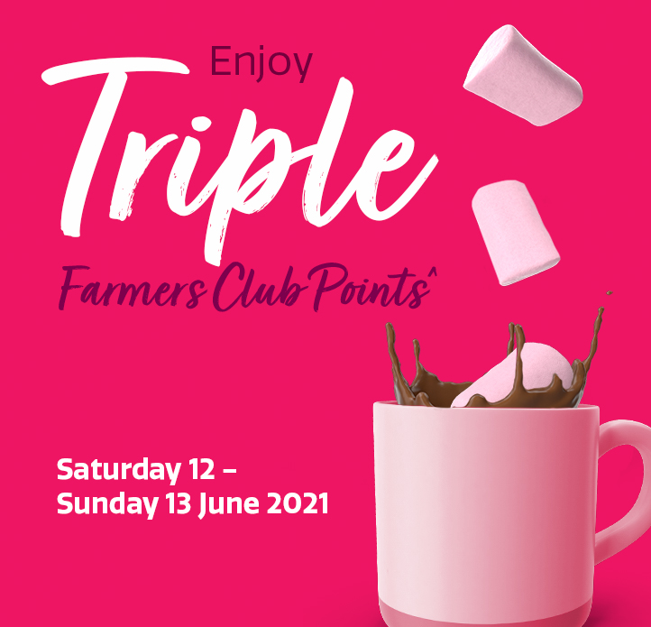 Collect Triple Farmers Club Points^ Collect Triple Farmers Club Points^