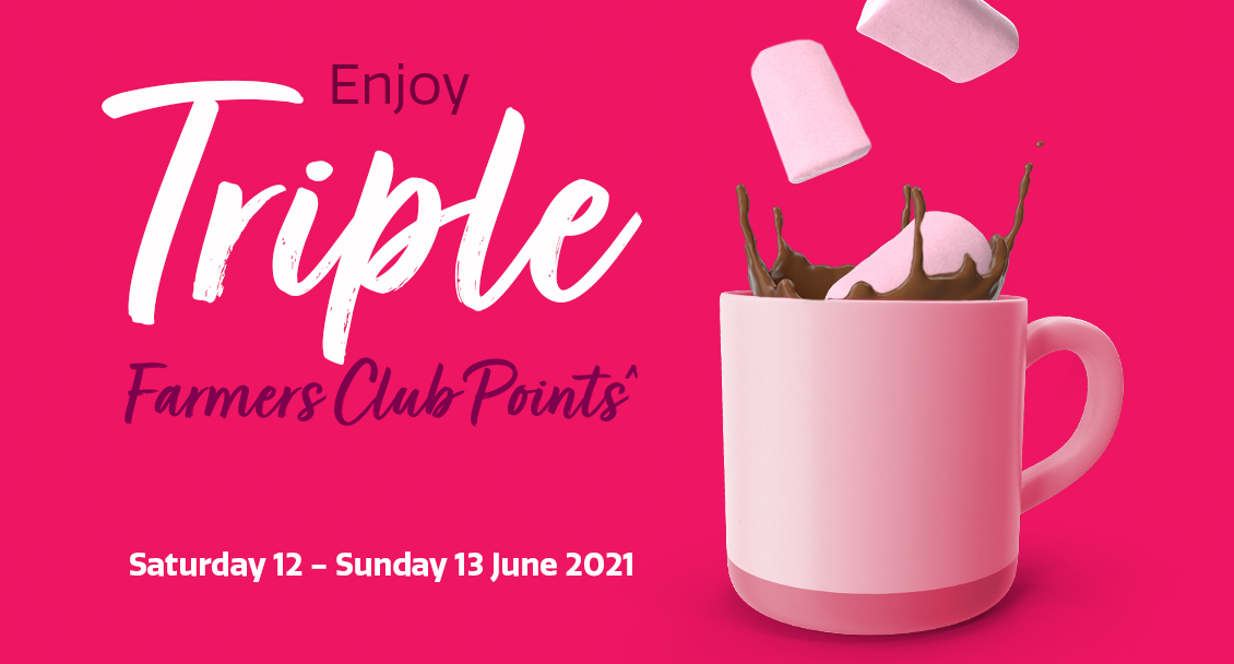 Collect Triple Farmers Club Points^ Collect Triple Farmers Club Points^