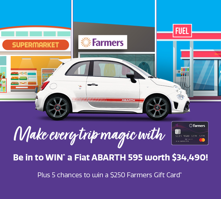 WIN^ a Fiat Abarth 595 worth $34,490! WIN^ a Fiat Abarth 595 worth $34,490!