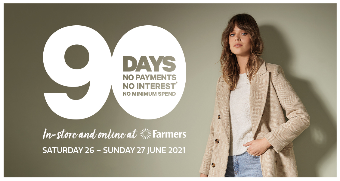 Enjoy 90 days no payments and no interest!*