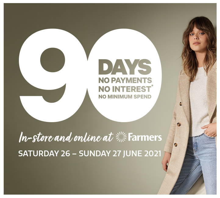 Enjoy 90 days no payments and no interest!*