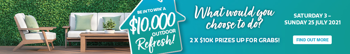 Win^ one of two $10,000 Home Refreshes!