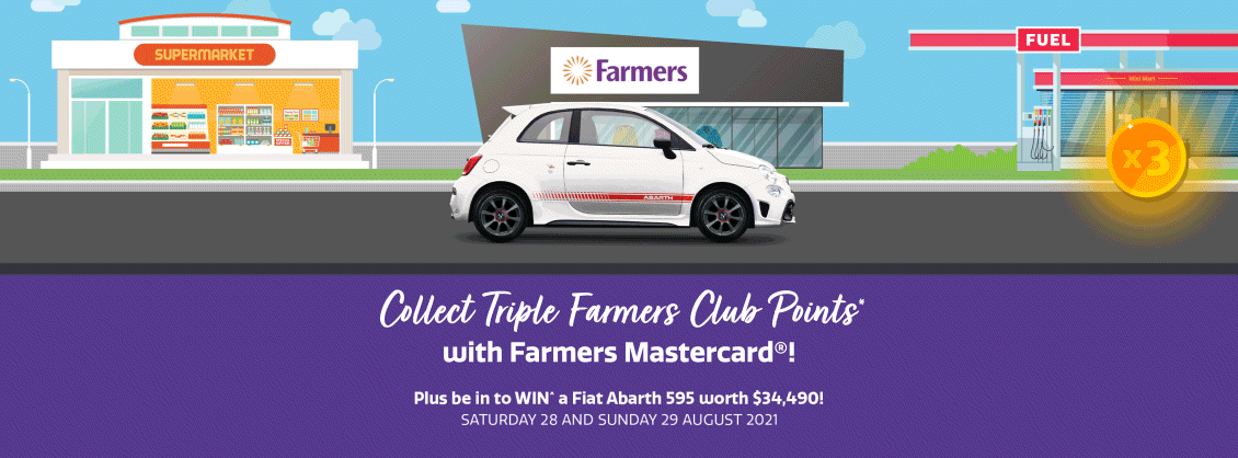 Collect Triple Farmers Club Points* this weekend! Collect Triple Farmers Club Points* this weekend!
