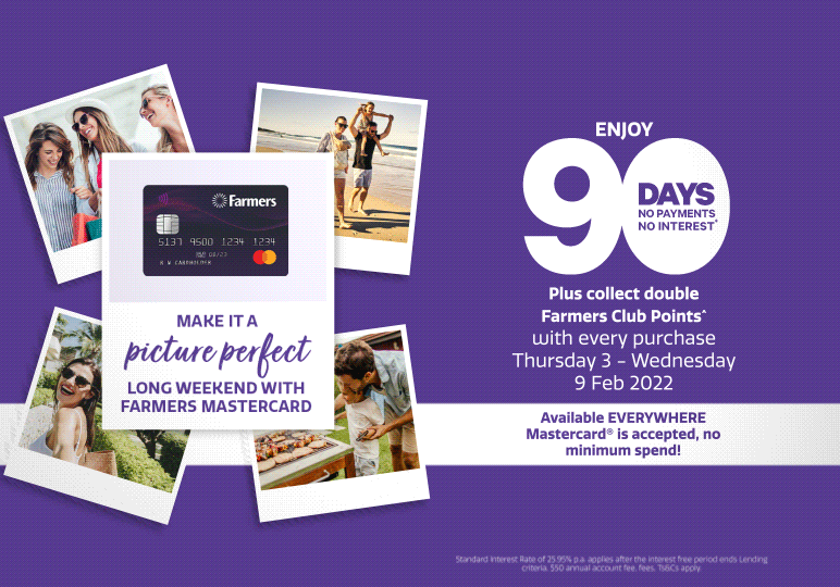Enjoy the long weekend with 90 days no payments, no interest*