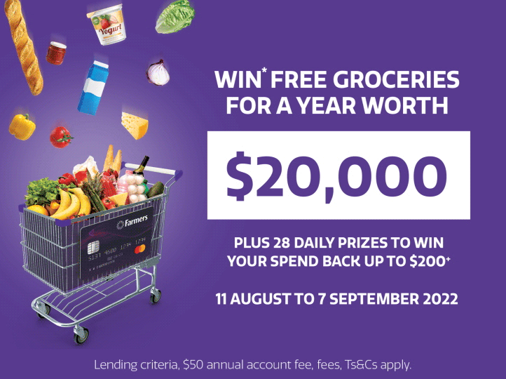 WIN* free groceries for a year worth $20,000! WIN* free groceries for a year worth $20,000!