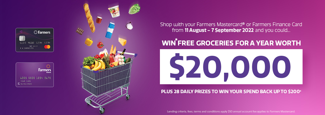 WIN* free groceries for a year worth $20,000! WIN* free groceries for a year worth $20,000!