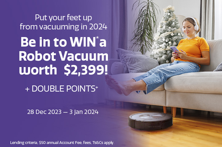 Be in to WIN a Robot Vacuum worth  $2,399!