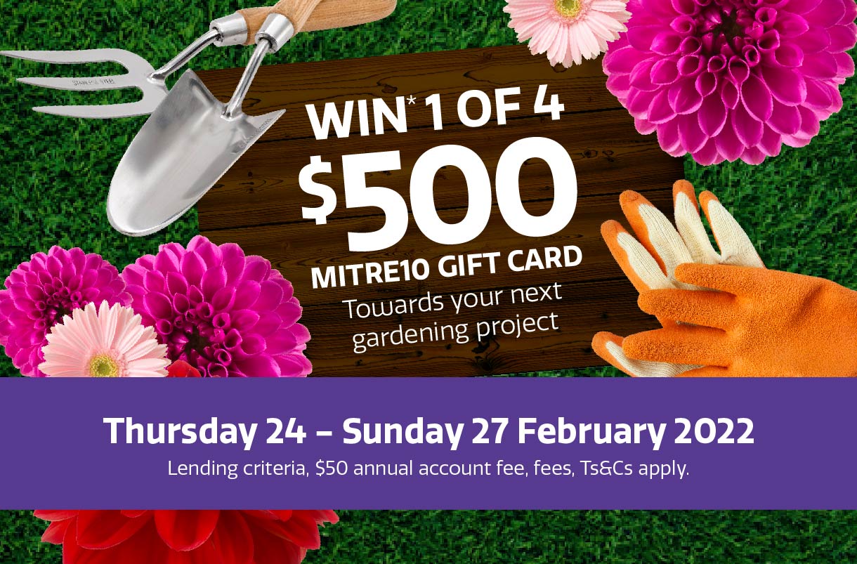 Win* $500 Mitre10 gift card towards your next gardening project 