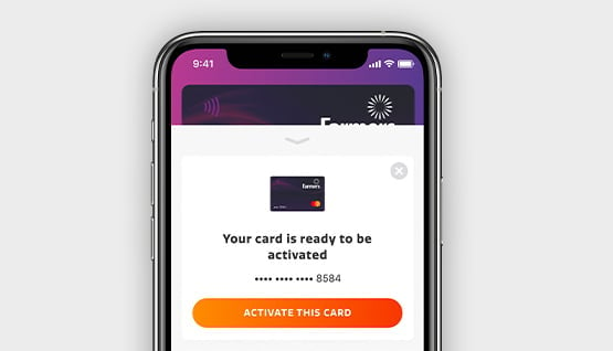 Farmers Mastercard card activation