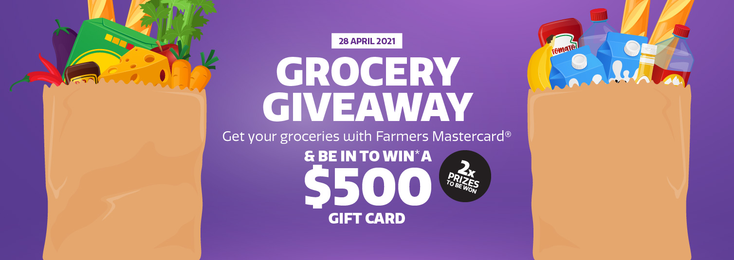 Win* a $500 grocery gift card! Win* a $500 grocery gift card!
