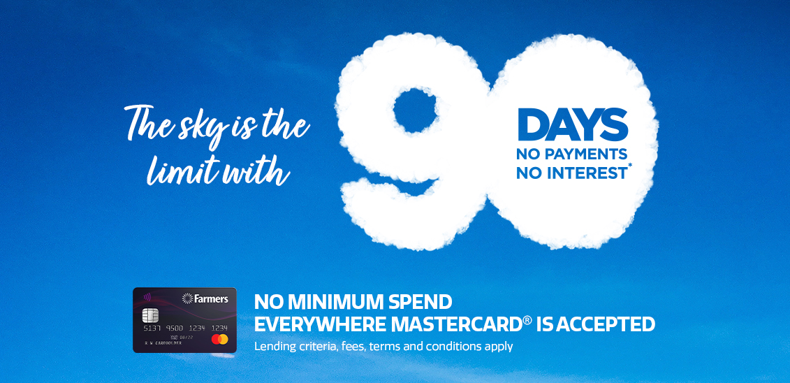 Enjoy 90 days to pay and Double Farmers Club Points