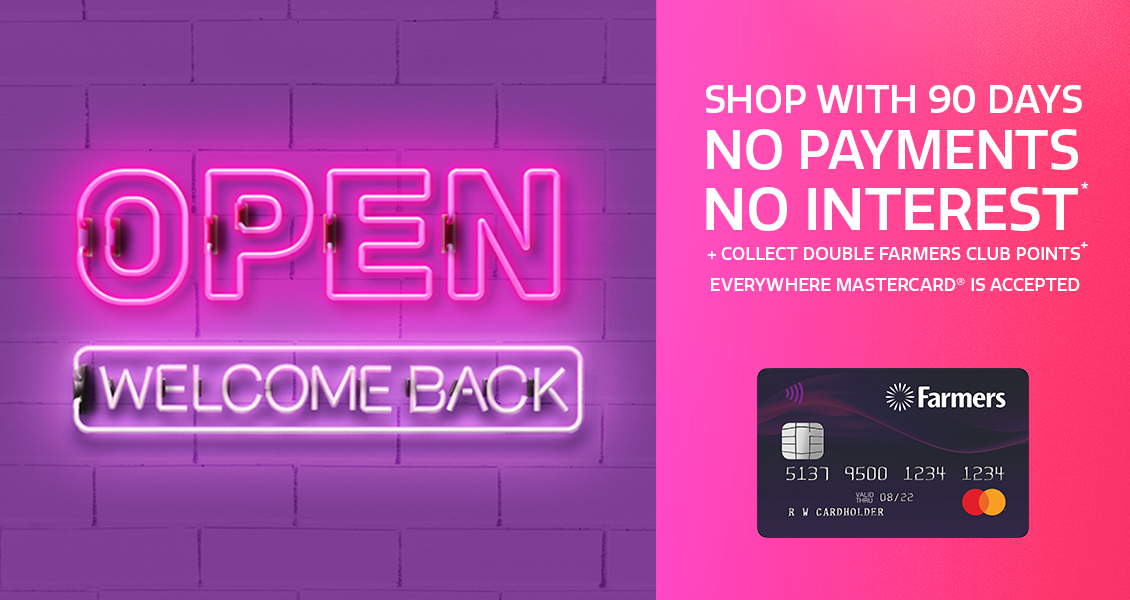 Double Farmers Club Points!+ 90 Days no payments, no interest*
