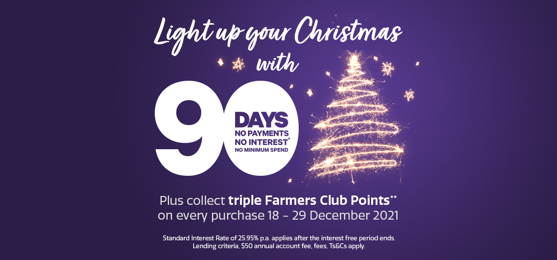 There’s still time with 90 days no interest, no payments + triple Club Points