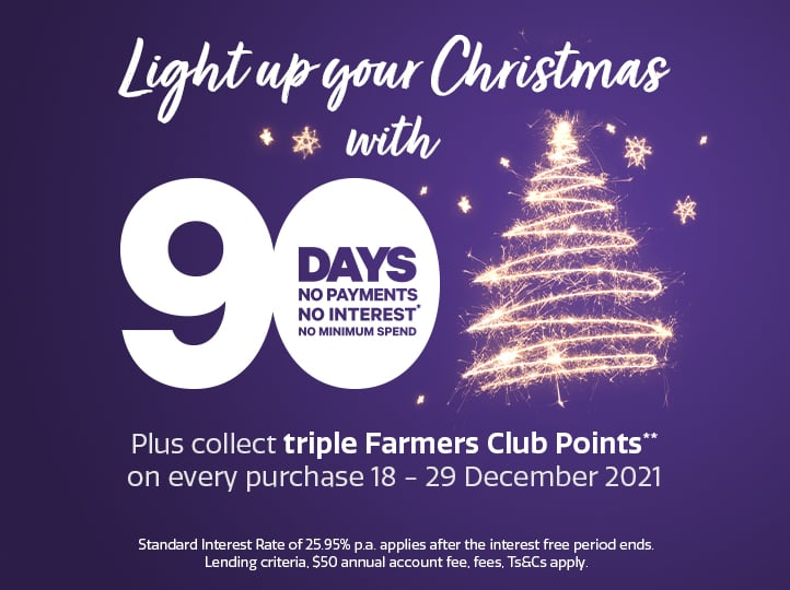 There’s still time with 90 days no interest, no payments + triple Club Points