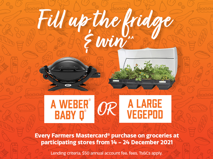 win# either a Weber® Baby Q® or a large VegePod.