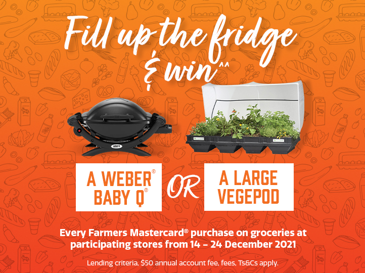 win# either a Weber® Baby Q® or a large VegePod. win# either a Weber® Baby Q® or a large VegePod.