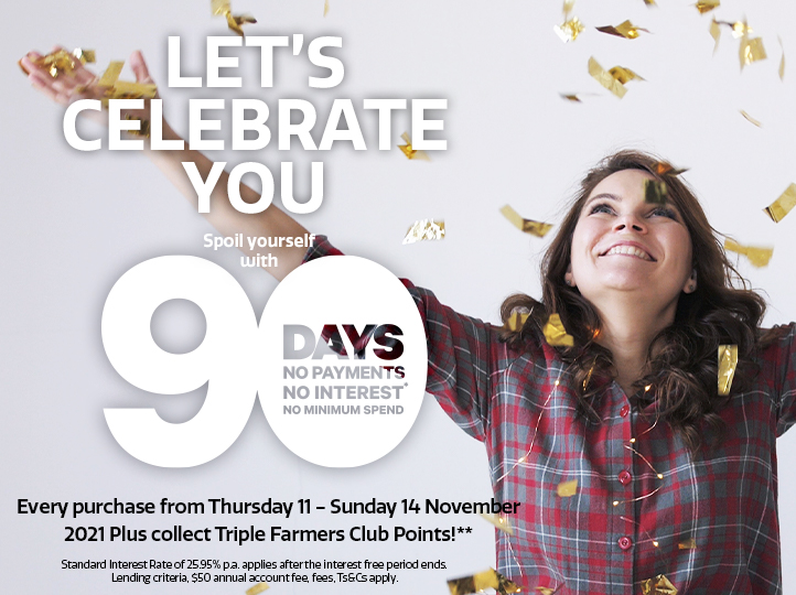 Choose something just for you and enjoy 90 days no payments and no interest* Choose something just for you and enjoy 90 days no payments and no interest*