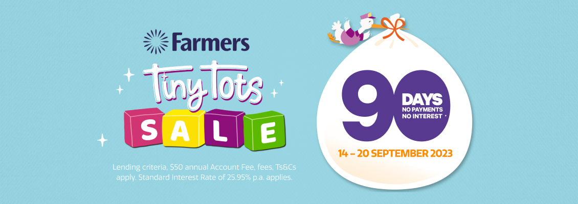 Enjoy 90 Days no payments and no interest until 20 September 2023
