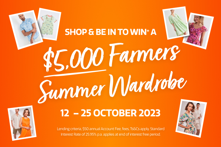 Be in to win+ $5,000 on a new look at Farmers?